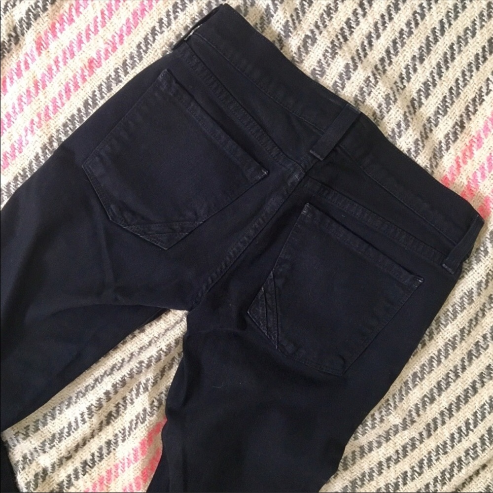 Anlo Low-rise Black Skinny Studded Jeans Size 25 - Picture 5 of 6